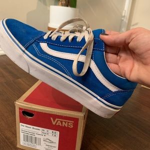 💙 ROYAL BLUE OLD SCHOOL CLASSIC VANS 💙